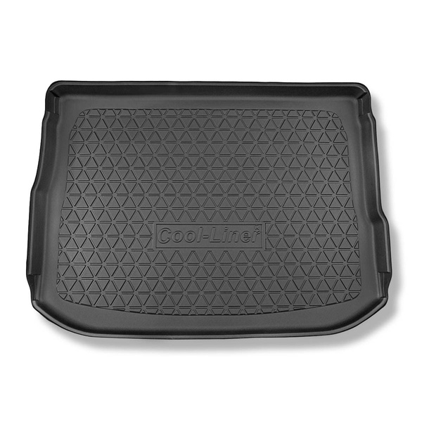 Bagagerumsmattor till Nissan Qashqai III Mild Hybrid (N-Connecta, Tekna, Tekna+) & e-Power Crossover (06.2021-....) - övre bagagerum; rörligt golv i högsta läget (Flexi-Board)