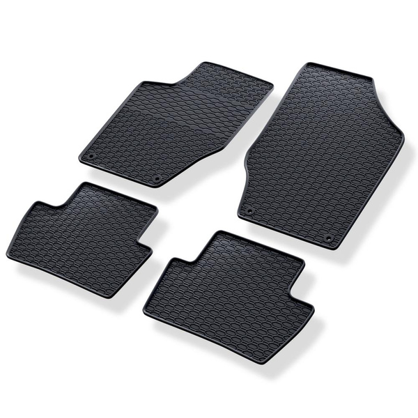 Gummimattor till bil Peugeot 308 I Kombikupé, Sedan, SW (2007-2015) - svart - 4 st.