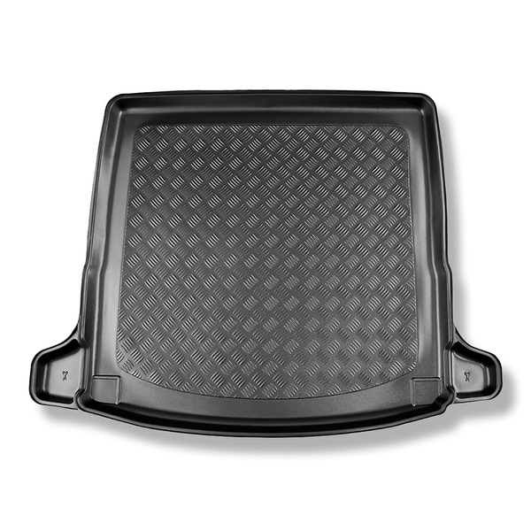 Bagagerumsmattor till Mercedes-Benz CLA X118 Shooting Brake (09.2019-....) - nischer för eventuell bortskärning; ej till Plug-in Hybrid version