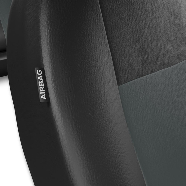 Universella sätesöverdrag till Mitsubishi Outlander I, II, III (2001-2022) - grå