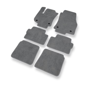 Velourmattor till Opel Zafira B Minibuss (2005-2012) - gråa
