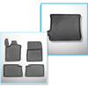 Sats bagagerumsmatta och bilmattor TPE måttillverkade till: Jeep Grand Cherokee IV WK2 SUV (07.2013-11.2020)
