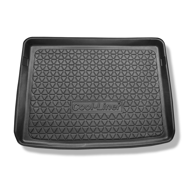 Bagagerumsmattor till Mercedes-Benz B-klass W246, W247 Sports Tourer (10.2011-....) - övre bagagerum; med dubbelt bagagerumsgolv (med EASY VARIO PLUS SYSTEM (platt lastyta)); ej till Plug-in Hybrid version