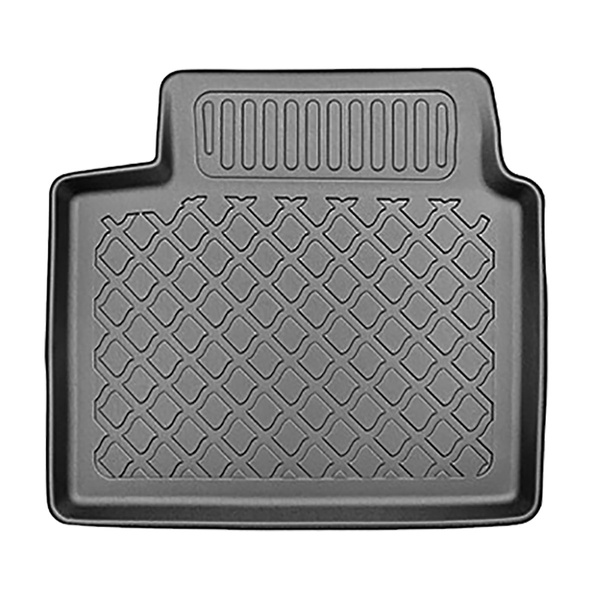 Sats bagagerumsmatta och bilmattor TPE måttillverkade till: Ford Focus IV Kombikupé (09.2018-....) - övre bagagerum; med fullstort reservhjul; rörligt golv i översta läget; även med hybriddrift