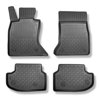 Tpe-mattor till BMW Serie 5 F11 Touring (2013-04.2017) - X-drive; avstånd mellan