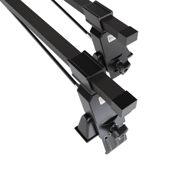 Taklasthållare till Toyota Yaris mk I Kombikupé (2004-2005) - svart takräcke - takhållare - utan fästelement - Stål