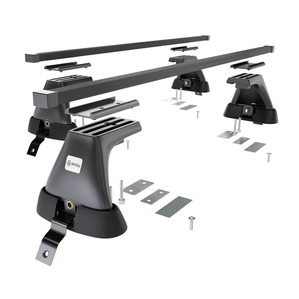 Taklasthållare till Dacia Sandero mk I Kombikupé (2007-2012) - svart takräcke - takhållare - utan fästelement - Stål