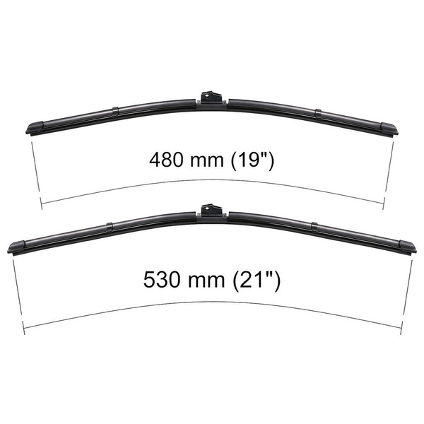 Vindrutetorkarblad till Volkswagen Polo IV Classic, Kombikupé (06.2005-02.2010) - platta torkarblad