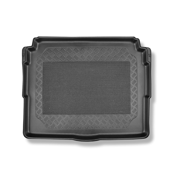 Bagagerumsmattor till Peugeot 3008 II SUV (11.2016-....) - nedre bagagerum med förberedelse för rörligt bagagerumsgolv; under / utan rörligt bagagerumsgolv (Flex floor); ej till hybridversion