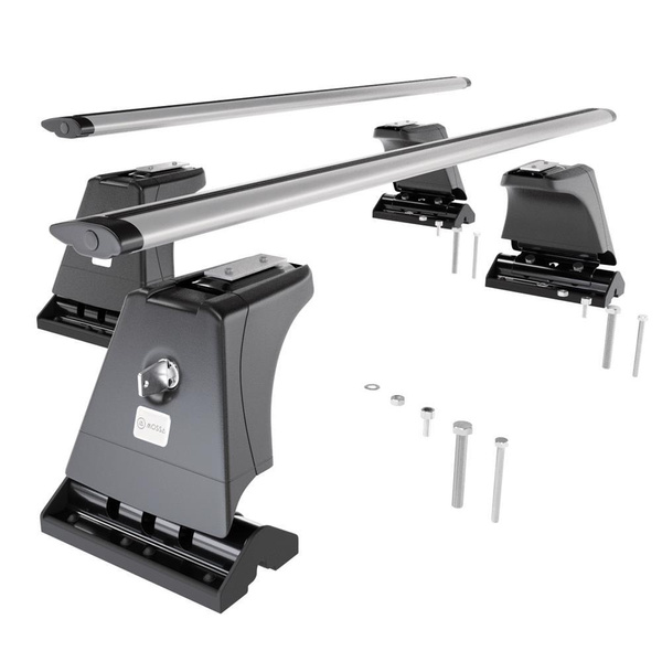 Taklasthållare till Rover 75 Sedan (2004-2005) - silver takräcke - takhållare -fästpunkter - Aluminium