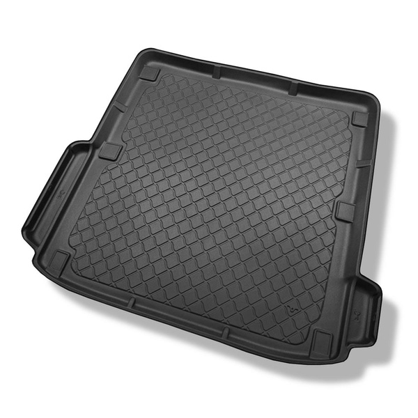 Sats bagagerumsmatta och bilmattor TPE måttillverkade till: Mercedes-Benz E-klass W212 Kombi (2009-10.2016) - till alla modeller (nischer kan ev skäras bort)