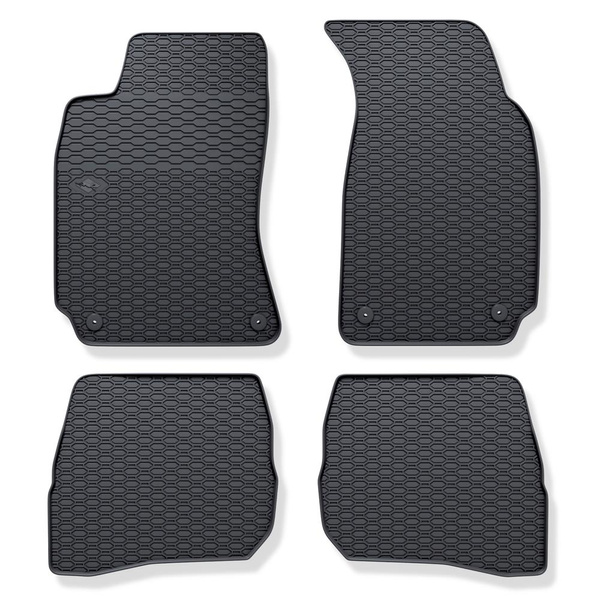 Gummimattor till bil Volkswagen Passat B5 Sedan, Variant (1996-2005) - svart - 4 st.