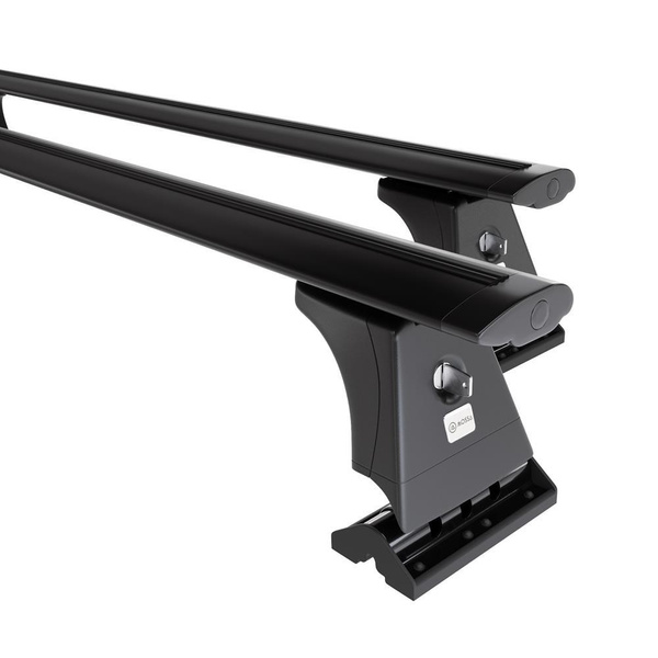 Taklasthållare till Mazda CX-7 SUV (2007-2012) - svart takräcke - takhållare - fästpunkter - Aluminium