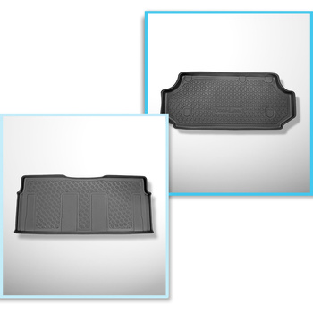 Sats bagagerumsmatta och bilmattor TPE PREMIUM måttillverkade till: Mercedes-Ben