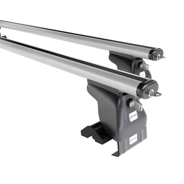 Taklasthållare till Seat Altea Minibuss (2004-2015) - silver takräcke - takhållare -utan fästelement - Aluminium