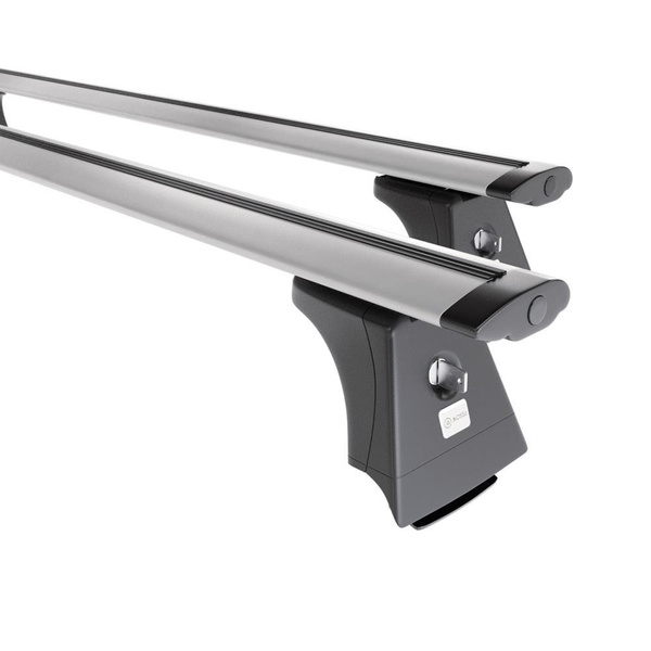 Taklasthållare till Toyota Avensis mk III Kombi (2009-2019) - silver takräcke - takhållare -fästpunkter - Aluminium