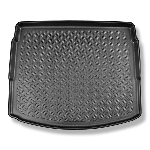 Bagagerumsmattor till Renault Megane IV Grandtour (09.2016-....) - övre bagagerum (jämn inlastningströskel); rörligt golv i översta läget; ej till E-Tech Plug-in Hybrid