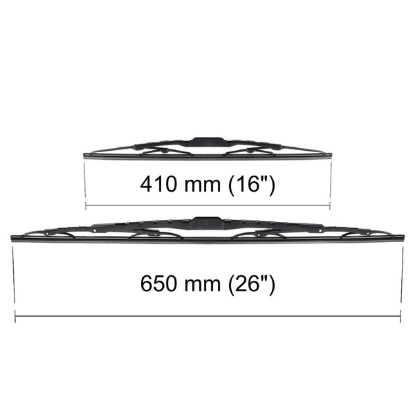 Vindrutetorkarblad till Hyundai Accent IV Sedan (11.2010-2020) - standard torkarblad