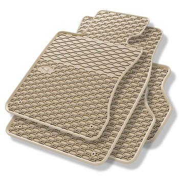 Gummimattor till bil BMW Serie 5 E60, E61 (2003-2010) - beige