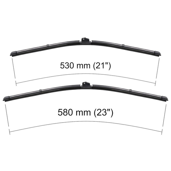 Vindrutetorkarblad till Mercedes-Benz Citan 415 Skåpbil (07.2012-2021) - platta torkarblad