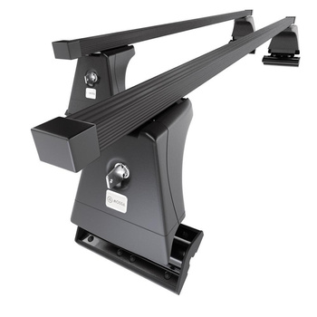 Taklasthållare till BMW Serie 3 G20 Limousine (2019-....) - svart takräcke - tak