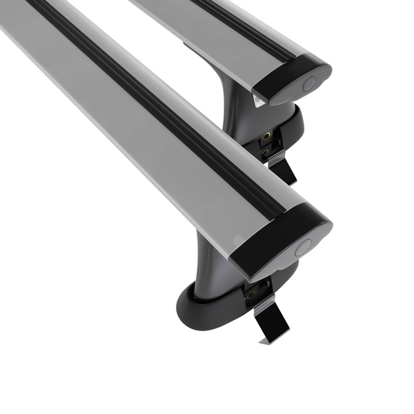 Taklasthållare till Ford Focus mk III Kombikupé (2011-2018) - silver takräcke - takhållare -utan fästelement - Aluminium