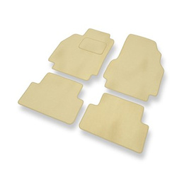 Velourmattor till Renault Megane II Grandtour, Kombikupé, Cabriolet, Sedan (2002-2008) - beige