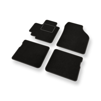Velourmattor till Suzuki Celerio Kombikupé (2015-2019) - svarta