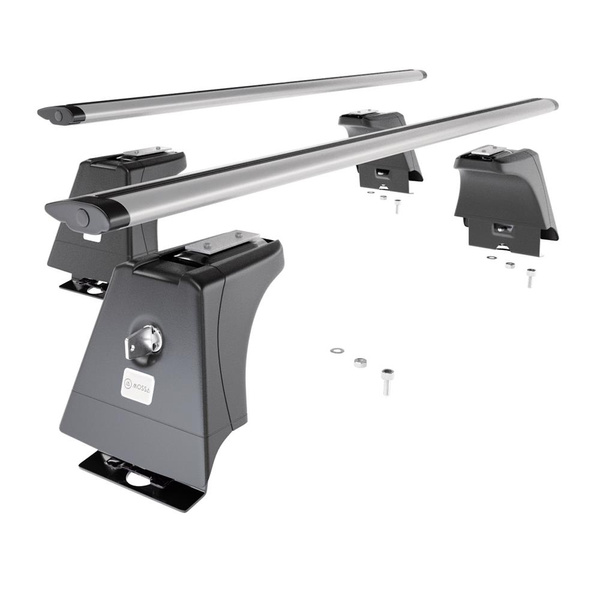 Taklasthållare till Iveco Daily V (short) Bus (2011-2014) - silver takräcke - takhållare -fästpunkter - Aluminium