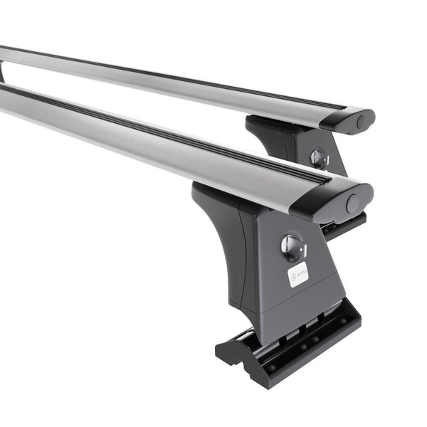 Taklasthållare till Opel Movano B Skåpbil (2010-2021) - silver takräcke - takhållare -fästpunkter - Aluminium