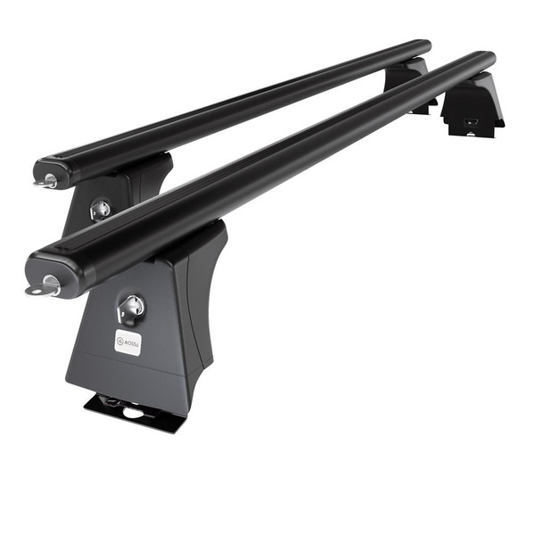 Taklasthållare till Fiat Ducato III Skåpbil (2006-2014) - svart takräcke - takhållare - fästpunkter - Aluminium