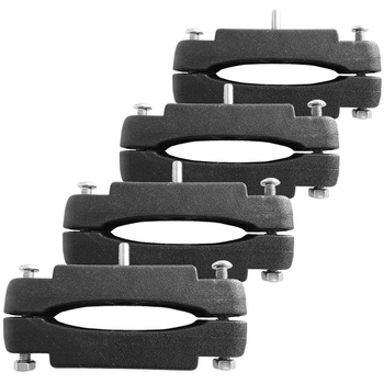 Adaptrar till breda takräcken utan t-profil  - 4 st.