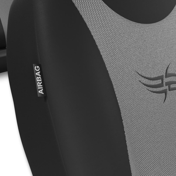 Universella sätesöverdrag till Suzuki Grand Vitara I, II (1997-2014) - silver