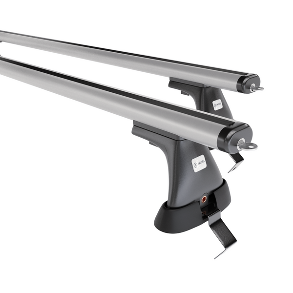 Taklasthållare till Ford C-Max mk II Kombivan (2010-2015) - silver takräcke - takhållare -utan fästelement - Aluminium