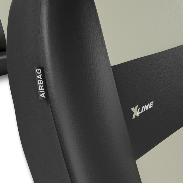 Universella sätesöverdrag till Mitsubishi Pajero II, III, IV (1990-2017) - beige