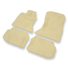 Velourmattor till BMW Serie 5 F10, F11 Limousine, Touring (2010-2013) - beige