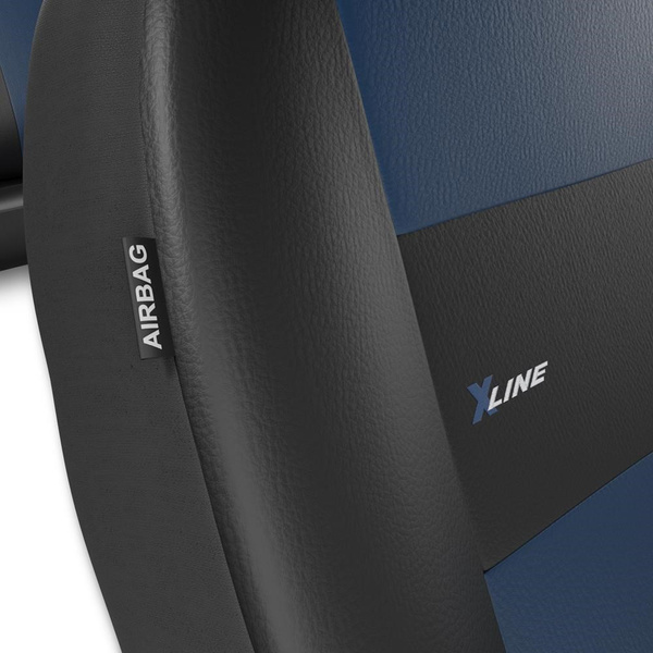 Universella sätesöverdrag till Toyota Verso (2009-2018) - blå