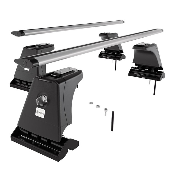 Taklasthållare till Citroen C3 Kombikupé (2009-2016) - silver takräcke - takhållare -fästpunkter - Aluminium