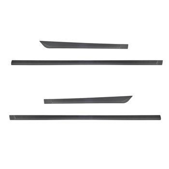 Svarta sidolister till bil Hyundai i30 Wagon, Fastback (2018-....)