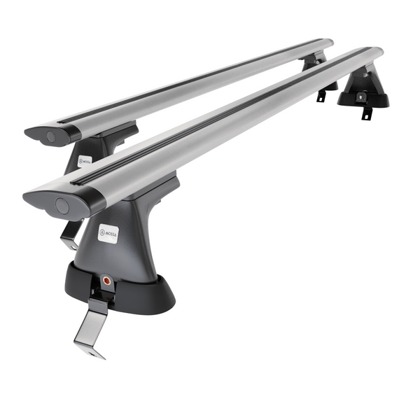 Taklasthållare till Ford Mondeo mk IV Kombi (2007-2014) - silver takräcke - takhållare -utan fästelement - Aluminium