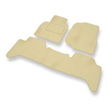 Velourmattor till Toyota Land Cruiser J100 (1998-2007) - beige