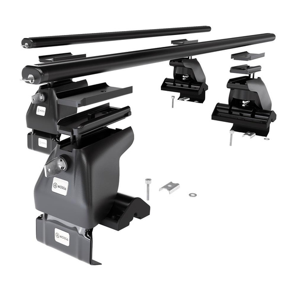 Taklasthållare till Skoda Citigo Kombikupé (2012-2019) - svart takräcke - takhållare - utan fästelement - Aluminium