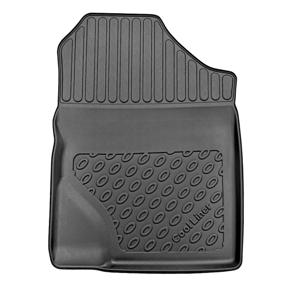 Sats bagagerumsmatta och bilmattor TPE PREMIUM måttillverkade till: Toyota Yaris III Kombikupé (09.2011-08.2020) - nedre bagagerum