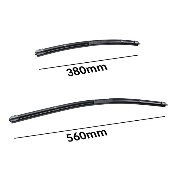 Vindrutetorkarblad till Fiat Idea Minibuss (01.2006-12.2012) - platta torkarblad