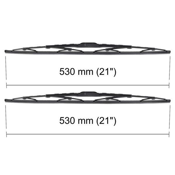 Vindrutetorkarblad till Chevrolet Corvette C6, C7 Kupé, Cabriolet (09.2004-2013) - standard torkarblad