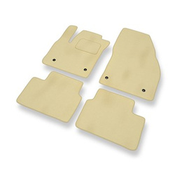 Velourmattor till Opel Meriva B Minibuss (2010-2017) - beige