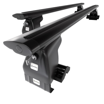 Taklasthållare till BMW Serie 7 E65/E66 Limousine (2002-2008) - svart takräcke -