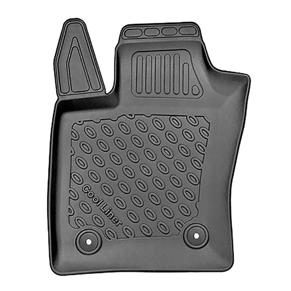 Sats bagagerumsmatta och bilmattor TPE PREMIUM måttillverkade till: Jeep Compass II MP SUV (08.2017-....) - med rörligt bagagerumsgolv; för övre och nedre golvnivå; ej till Plug-in Hybrid version