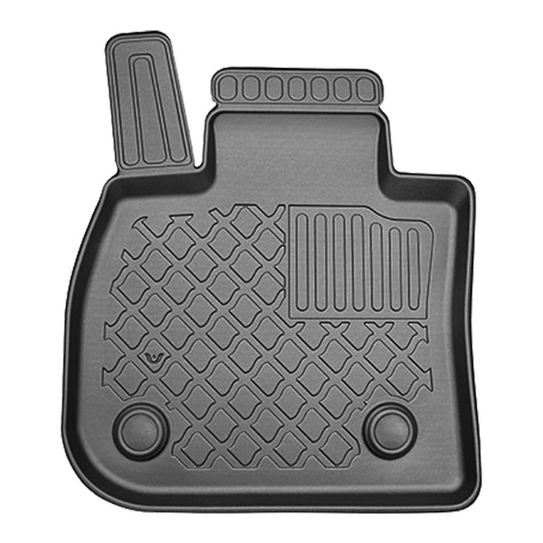 Sats bagagerumsmatta och bilmattor TPE måttillverkade till: BMW X1 F48, U11 SUV (10.2022-....) - baksäte permanent / ej flyttbart; ej till el- och hybridversion