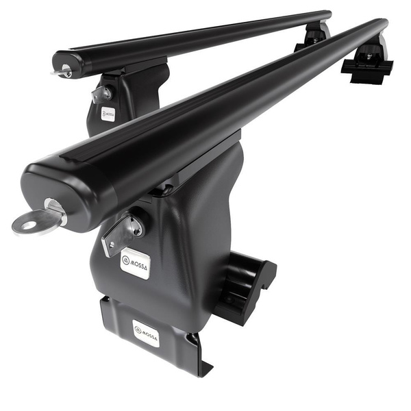 Taklasthållare till Dodge RAM 1500 Pick-Up (2009-2018) - svart takräcke - takhållare - utan fästelement - Aluminium